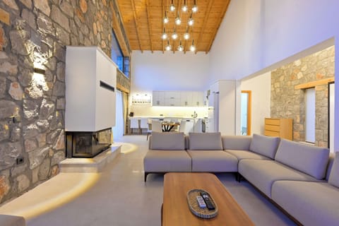 Luxury Villa, Pool View | Living room | LCD TV