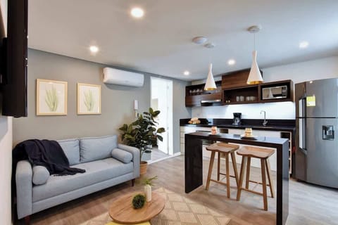 It's not that big, but it's cozy and has everything you need for a short stay in Cali. 