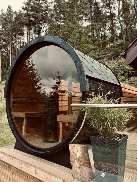 Private panoramic sauna