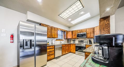 Fully stocked kitchen