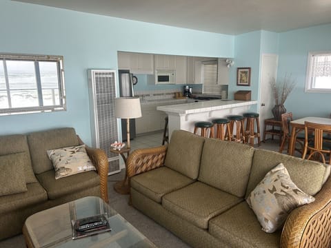 Living room, Dining & Kitchen Area