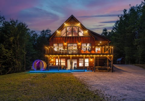 Escape to Hideaway Havens, featuring 2 stunning chalets just 2 mins apart.