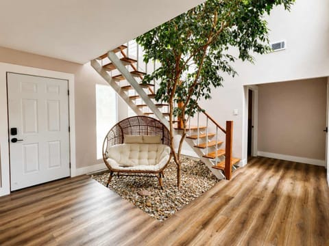 This newly renovated house features an open-concept layout, with ample space for everyone to spread out and be comfortable.