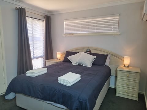 Master bedroom has ensuite (can also be accessed from laundry) air conditioning