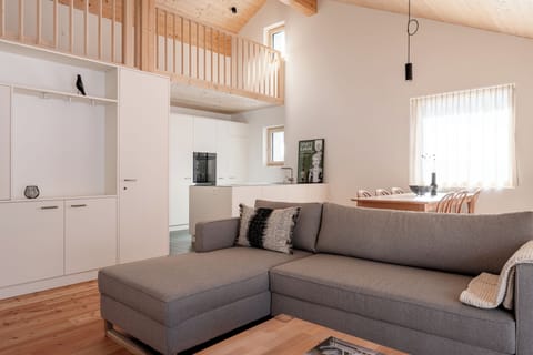 Superior Apartment, Balcony | Living area | Heated floors