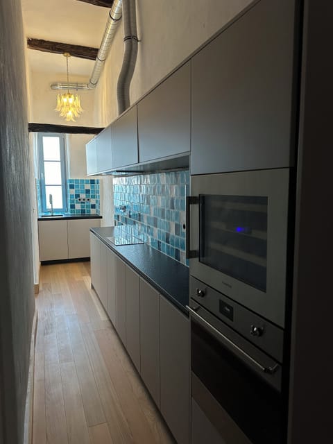 Presidential Studio Suite, Sea View | Private kitchen | Eco-friendly cleaning products, paper towels