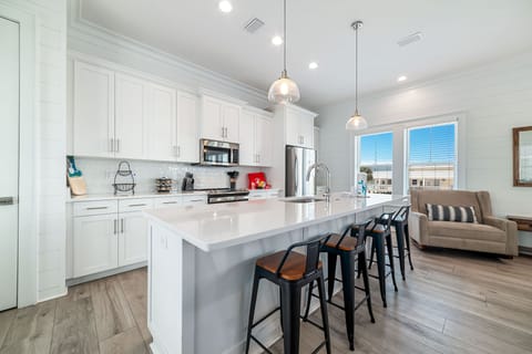 Large kitchen for entertaining