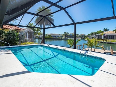 Large Heated Pool with Converging Waterway Views