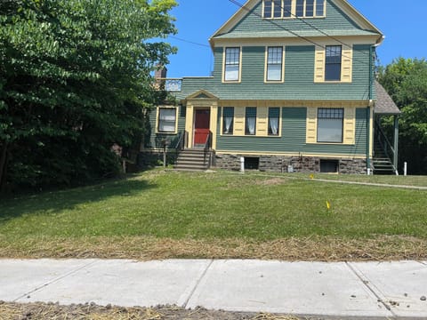 Full house from State Street. Suite is the 1st floor in front, private entrance.