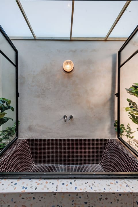 Luxury Apartment, Patio, City View | Bathroom | Separate tub and shower, free toiletries, towels, soap