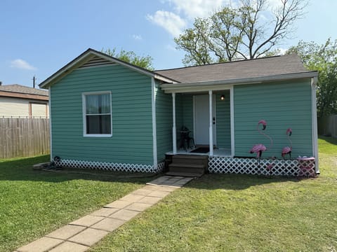 The front of the house