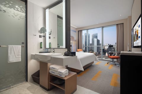 Superior Single Room, City View | Desk, laptop workspace, blackout drapes, soundproofing