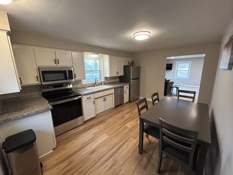 Kitchen and dining room