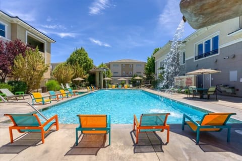 Resort-style pool just steps from the apartment—soak up the Nevada sun.