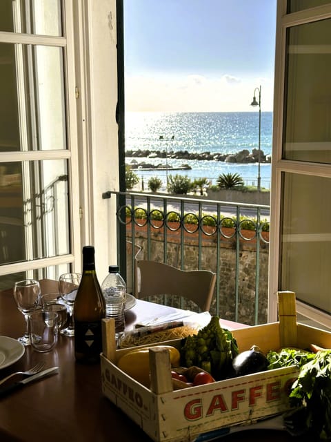 Comfort Apartment, 1 Bedroom, Balcony, Sea View | Living area | 32-inch Smart TV with digital channels