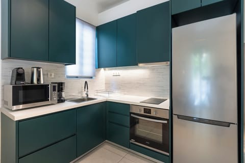 Apartment, 2 Bedrooms, Kitchen, City View | Private kitchen | Full-size fridge, microwave, oven, stovetop