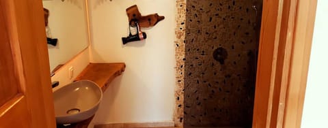 Standard Bungalow, Beach View | Bathroom | Shower, hair dryer, towels, soap