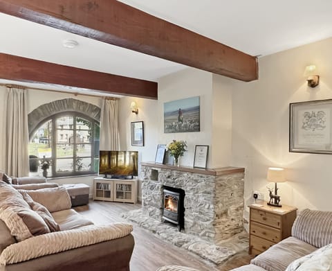 The Old Forge Living Room, overlooking the village green