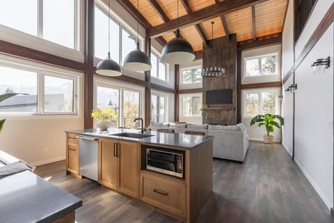 The Kitchen & Living Room