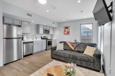 Kitchen + Living room