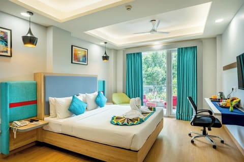 Comfort Double Room, Balcony | Living area
