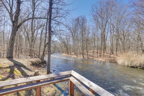Westbrookville Vacation Rental | Studio | 1BA | 1 Step Required | 240 Sq Ft