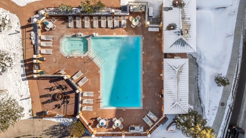 Pool is nicely heated year round