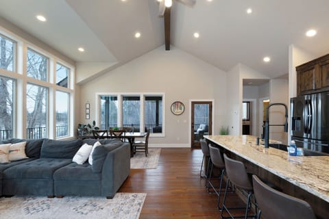 Open-Concept Living Area | Upper Level