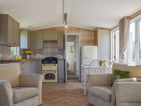 Open plan living space | Owl Lodge - Millstone Meadow, Hartshorne