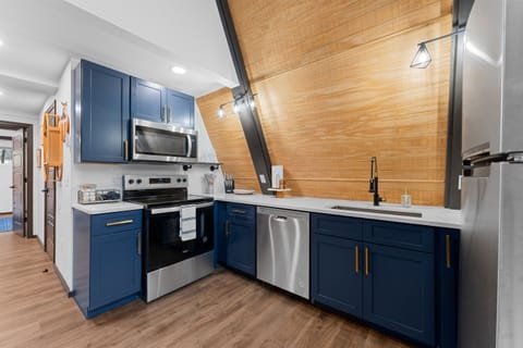 Fully stocked kitchen