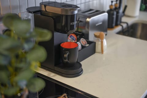 Start your day right with fresh-brewed coffee anytime. 🌅