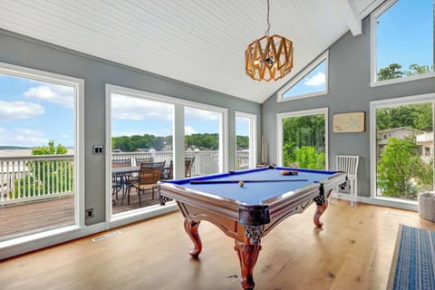 Spend hours of fun in the game room 