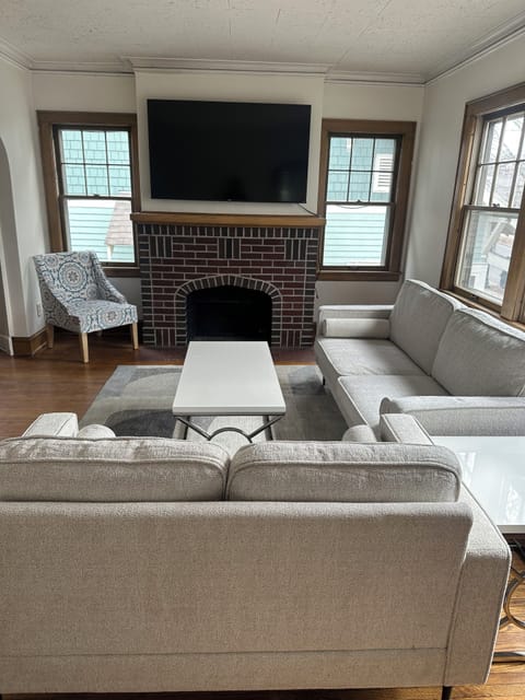 Living room with smart tv!