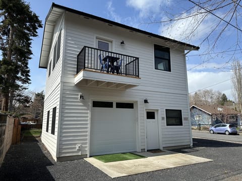 Sugar Plum Loft is the entire top floor of this sweet westside ADU