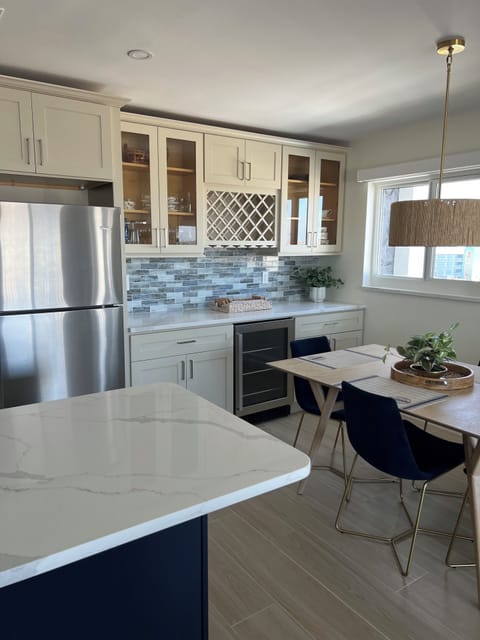 Reverse Osmosis filter at kitchen sink for purified drinking water. 