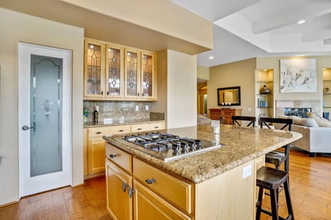 Stove with a large tabletop