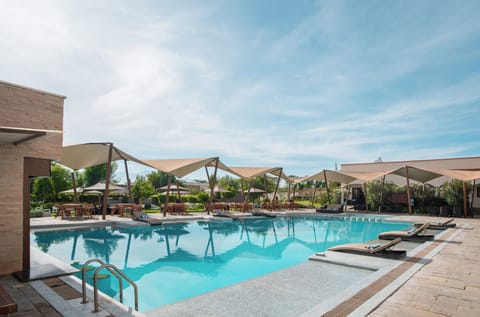 Enjoy a complimentary swimming pool access at the Maiyan resort.