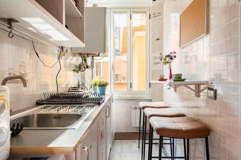 Mini-fridge, microwave, stovetop, coffee/tea maker