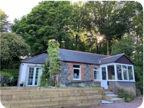 The Bothy, Auchencastle at twilight.
