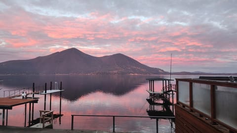 Amazing view of the lake and Mt Konocti from living room, master suite, deck