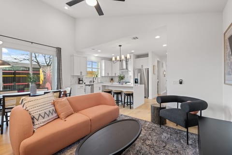 House 1 - Living Room and Kitchen