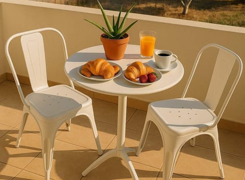 Private balcony of the studio