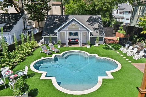 Private Fenced Yard with Heated Pool