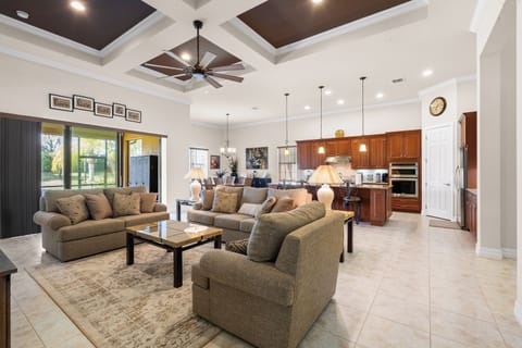 Full Living room with contemporary furnitures