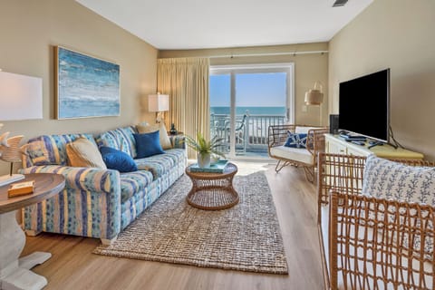 Condo, Multiple Beds, Pool Access, Ocean View (Sea Cloisters 304F) | Living area