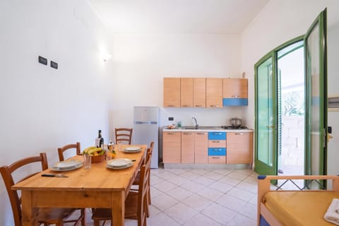 Kitchen and dining area