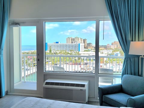 Family Double Room, Pool View | In-room safe, desk, laptop workspace, blackout drapes