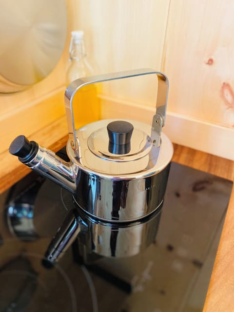 Water heats up very quickly on the convection cooktop.