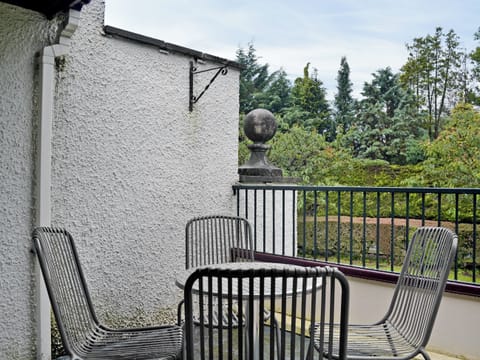 Sitting-out-area | Storrs Retreat, near Bowness on Windermere