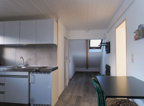 Apartment | Private kitchen | Fridge, microwave, oven, stovetop